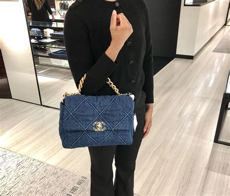 chanel 19 denim price|chanel handbags phone number.